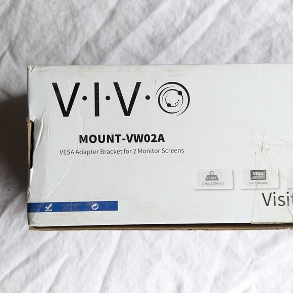 New in open box VIVO VESA Adapter Bracket for 2 monitor Screens MOUNT-VW02A - Picture 10 of 16